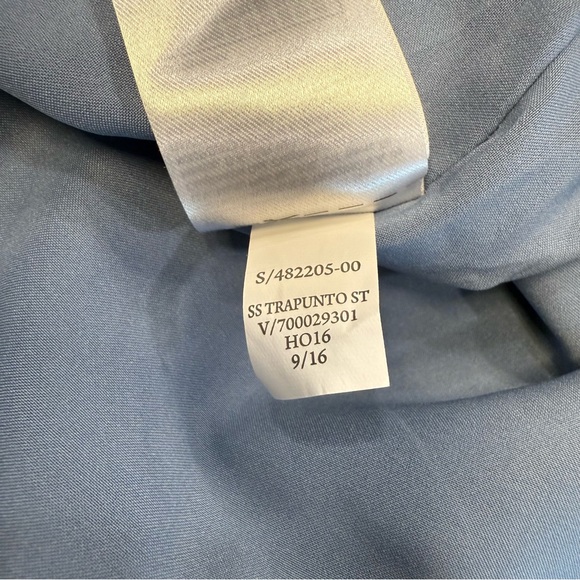 Banana Republic Italian Wool Flannel Sheath Dress Lined Blue NWT Size 14 - Picture 16 of 16